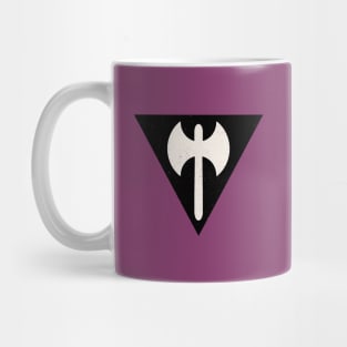 Vintage Labrys Lesbian Flag Mug